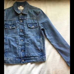 Mens H&M Denim Jacket Size S Denim Blue